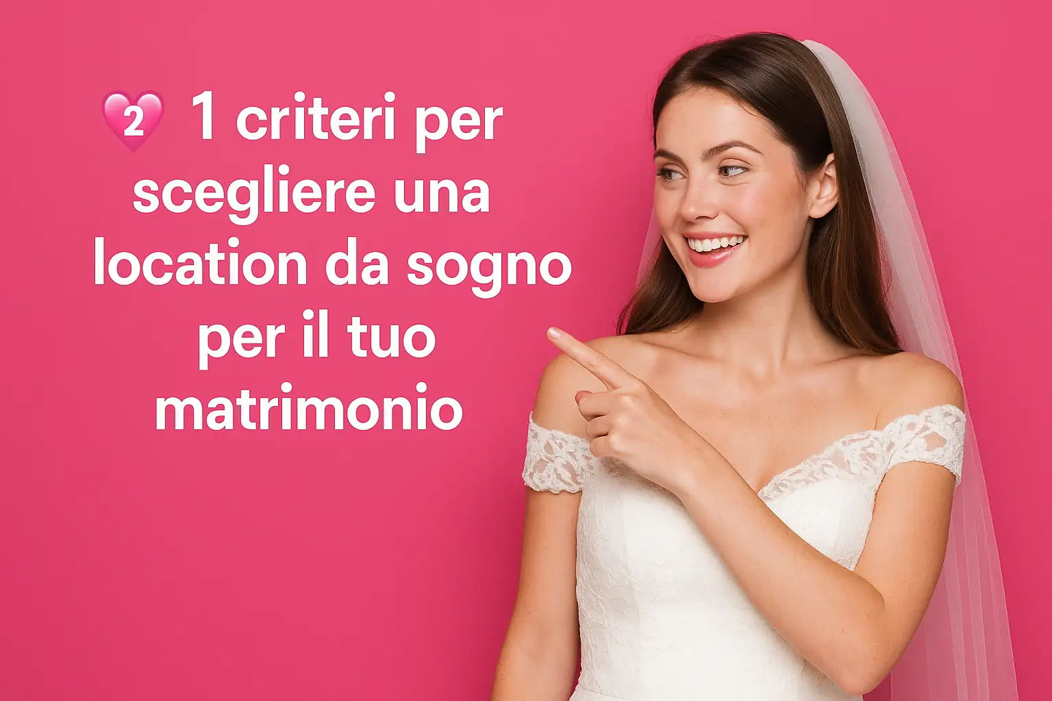 2. I criteri per scegliere una location da sogno per il tuo matrimonio
