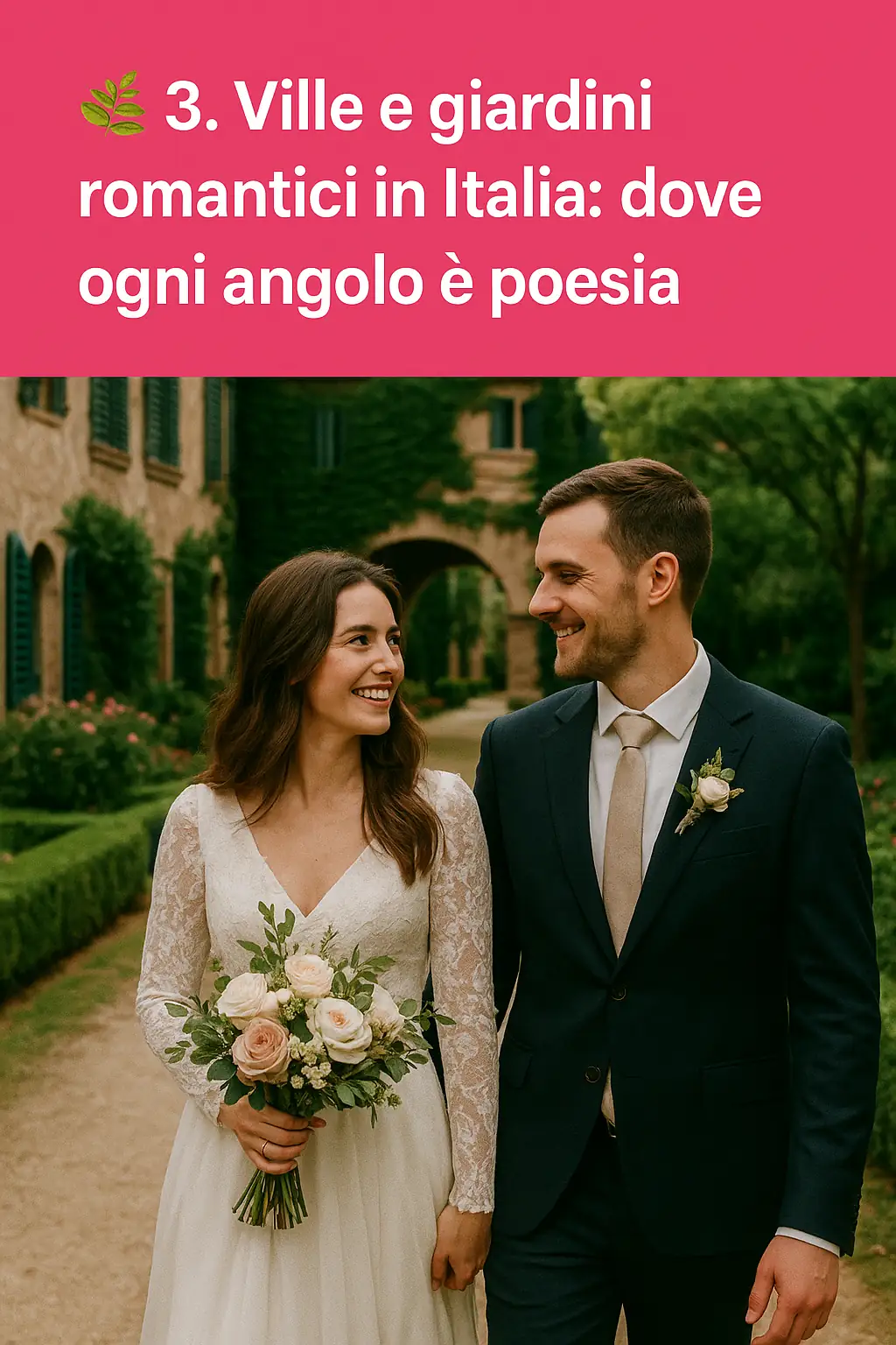 🌿 3. Ville e giardini romantici in Italia: dove ogni angolo è poesia